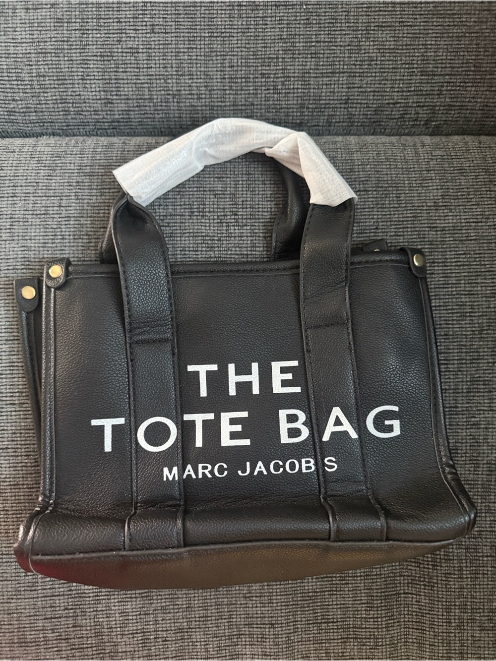 Tote Bag with White Logo